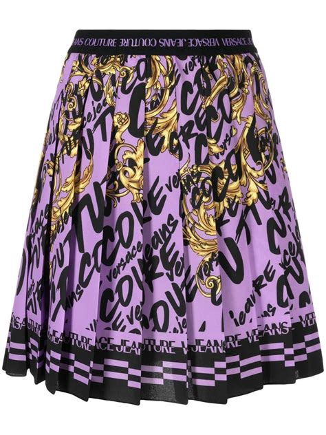 versace jeans couture mini skirt|Women's Skirts .